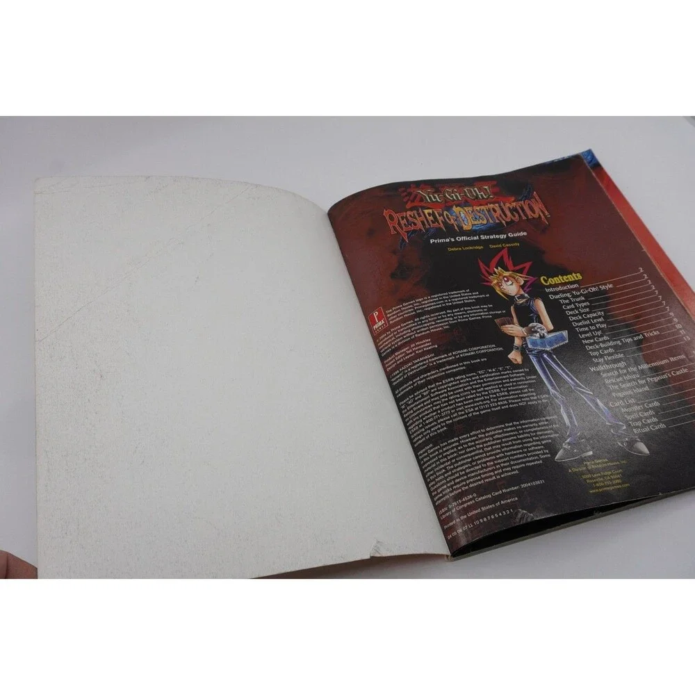 Yu-Gi-Oh! Reshef of Destruction Prima Official Strategy Guide Gameboy Advance